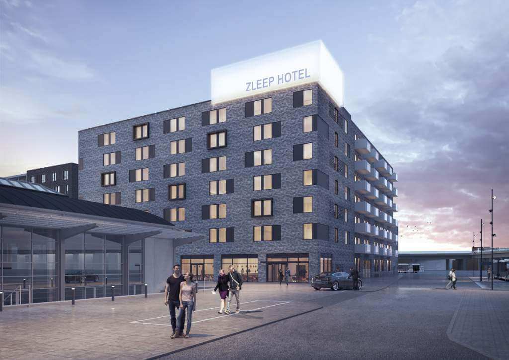 Zleep Hotel Aalborg skitser
