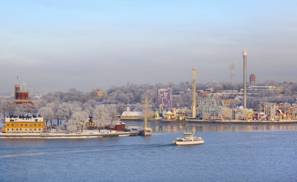 Vinter i Royal Djurgården 