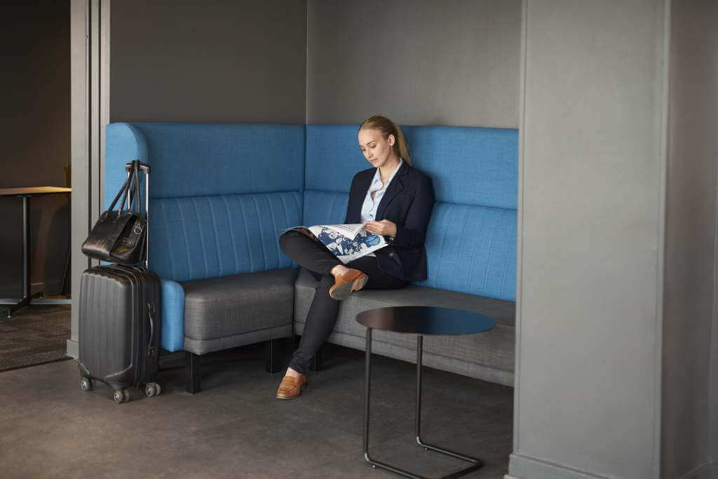 Lounge på Zleep Hotel i København